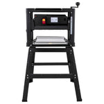 Amocart Electric Planer 12.5/13 inch Thicknesser Wood Planer With Stand & Dust Exhaust 1800W 8000RPM for Woodworking Power Tool