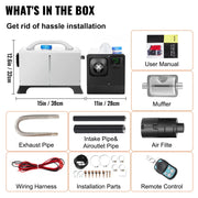 Load image into Gallery viewer, Amocart Diesel Air Heater 12V Truck Heater Parking Heater with LCD Remote Control Diesel Heater for RV Truck Boat  Car Trailer
