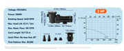 Load image into Gallery viewer, Amocart Swimming Pool Pump 1.5HP / 2.0HP Single Speed Pumps for Above Ground Pool with Strainer Filter Basket ETL Certification
