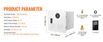 Amocart RV Tankless Water Heater Instant Shower 15 x 15 in  Optimized Comfort Performance Hot Water Ideal for RVers' Family