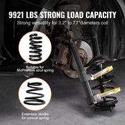 Bild in Galerie-Viewer laden, SucceBuy Strut Spring Compressor Macpherson Strut Spring Compressor Kit Interchangeable Fork Strut Coil Extractoror Remover Tool
