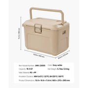 Load image into Gallery viewer, Amocart Portable Cooler 16.5 QT Hard Cooler with Ice Retention Lightweight Rigid Material Insulated Portable Cooler for Picnics
