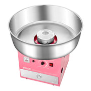 Charger l'image dans la visionneuse de galerie, Amocart Electric Cotton Candy Machine Commercial Candy Floss Sugar Maker with 20.5 in Stainless Steel Bowl Sugar Scoop Pink
