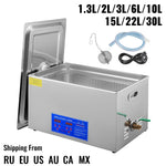 SucceBuy 1.3L 2L 3L 6L 10L 15L 22L 30L Ultrasonic Cleaner Lave-Dishes Portable Washing Machine Ultrasound Home Clean Appliances