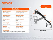 Charger l'image dans la visionneuse de galerie, Amocart Single/ Dual/ Triple Monitor Mount for Screens Gas Spring Monitor Arm Desk Mount with C-Clamp and Grommet Mounting Base
