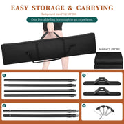 Bild in Galerie-Viewer laden, Double-Crossbar Backdrop Background Stand Frame Support System For Photography Photo Studio Video Muslin Green Screen
