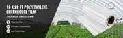Load image into Gallery viewer, Amocart Agricultural Greenhouse Film Clear Plastic Farm Crops Vegetable Cover UV Resistant Polyethylene Covering Plants Flowers
