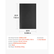 Load image into Gallery viewer, Amocart Roll Rubber Roofing, Weather Resistant Flexible Roof Material for Long Lifespan
