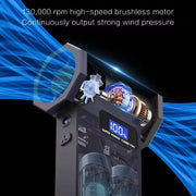 Load image into Gallery viewer, Powerful Air Blower 130000RPM Turbo Jet Blower Brushless Vacuum Cleaner For PC/Keyboard/Home/Car Cleaning Air Duster Fan Blower
