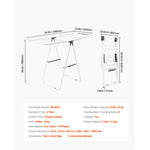 Amocart Clothes Drying Rack Foldable Laundry Dryer Rack with Sock Clips Metal Height Adjustable Drying Racks for Outdoor&Indoor