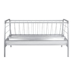 SucceBuy Livestock Hay Feeder 2 in 1 80-Gal Capacity 57.9" Long Goat Pasture Feeding Deeper Feeding Pan for Sheep Sheds Farms