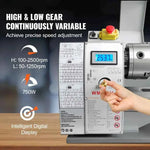 Amocart 750W Metal Lathe Machine Brushless 8.3"x29.5" / 210mm*736mm 50-2500RPM Continuously Variable, DIY Metal Working Turning