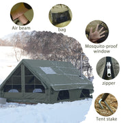 Load image into Gallery viewer, PAKICETUS Inflatable camping tent 4-8 people with windows portable water-resistant camping tent  Four season tents

