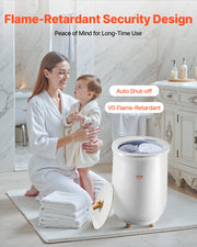 Load image into Gallery viewer, Amocart Towel Warmer Bucket 20L Heated Towel Warmer w/ LED Light Auto Shut off &amp; Temperature Setting Large Blanket Warmers SPA
