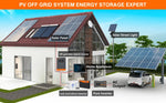 US Stock 4KW Hybrid Solar Inverter DC 24V to 120V AC With 140A MPPT Solar Charger Max PV Power 5400W Fit LifePO4 for Home Use