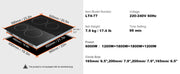 Charger l'image dans la visionneuse de galerie, SucceBuy 2/4/5 Burners Built-in Induction Stove Top 12/24/30in Ceramic Glass Electric Cooktop For Household Commercial  Cooking
