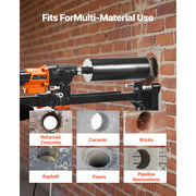 Load image into Gallery viewer, SucceBuy Diamond Core Drilling Machine Stand-Mount Dry and Wet Concrete Core Drill Rig with Bits UNC1 1/4-7 Thread for Concrete
