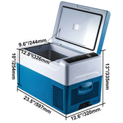 Load image into Gallery viewer, Amocart 20L 22L 35L 45L 55L Car Refrigerator Mini Fridge Freezer Portable Compressor Cooler 12/24V DC 110-240V Ice Box
