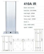 Electric Table Lift Tatami Column 12V 24V DC Motor Control Support Pillar Aluminum 100kg Load Adjustable Desk Platform Actuator