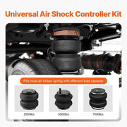 Load image into Gallery viewer, Amocart Air Shock Controller Kit 12V Air Compressor System Air Ride Suspension Compressor Kit w/ Single Path System for Truck
