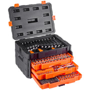 Load image into Gallery viewer, Amocart Mechanics Tool Set Socket Set 450 Pcs Deep and Standard Sockets SAE Metric Mechanic Tool Kit Accessories Storage Case

