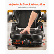 Bild in Galerie-Viewer laden, Amocart Universal Forklift Seat Tractor Suspension Seat w/ Adjustable Back Armrest Headrest&amp; Safety Belt Fold Down Tractor Seat
