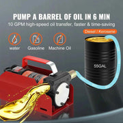 Load image into Gallery viewer, Amocart Diesel Fuel Transfer Pump Kit 10GPM 12V DC Portable Electric Self-Priming Fuel Transfer Extractor Refueling Use Tool
