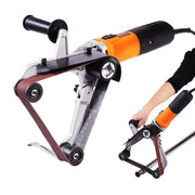 Charger l'image dans la visionneuse de galerie, Amocart Pipe Tube Polisher Sander 1000W Pipe Belt Sander 100-3200rpm Belt Sanding Machine for Burnishing Finishing Rust Removal
