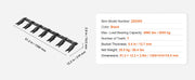 Charger l'image dans la visionneuse de galerie, Amocart Bucket Tooth Bar Heavy Duty Tractor Bucket Teeth Bar for Sub-Compact Tractor Loader 4560 lbs Load-Bearing Capacity
