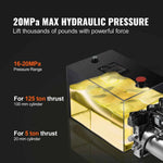 Amocart Hydraulic Pump 15Quart Hydraulic Power Unit Double Acting Dump Trailer Pump 3200 PSI Max Relief Pressure Hydraulic Pump
