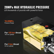 Load image into Gallery viewer, Amocart Hydraulic Pump 15Quart Hydraulic Power Unit Double Acting Dump Trailer Pump 3200 PSI Max Relief Pressure Hydraulic Pump
