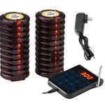 Amocart Restaurant Pager System Wireless Long Range Lineup Waiting Queue Signal Guest Customer Calling Beepers for Food Truck