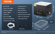 Bild in Galerie-Viewer laden, SucceBuy 2-30L Ultrasonic Cleaner Digital Ultrasound Cleaning Machine with Upgraded Degassing and Gentle Mode for Jewelry Glass
