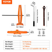 Load image into Gallery viewer, SucceBuy Scissor Jack 2.5 Ton Scissor Car Jack 3.7"-17.1" Lifting Range Scissor Lift Jack Portable Tire Jack for Car Truck SUV
