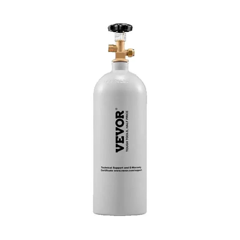 SucceBuy 5 Lbs CO2 Tank Aluminum Gas Cylinder Brand New CO2 Cylinder with Gray Spray Coating CO2 Tank with CGA320 Valve Amocart