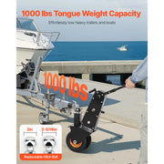 Bild in Galerie-Viewer laden, Amocart 1000lbs Trailer Mover Dolly Manual or Electric Wrench Drive with 2in &amp; 2-5/16in Replaceable Hitch Balls for Moving Boat
