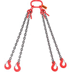 Amocart Chain Sling 5/16in X 5 Ft Lifting Chains with Hooks G80 Engine Chain Hoist Lifts Lifting Sling Chains for Engine Hoist