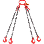 Bild in Galerie-Viewer laden, SucceBuy Chain Sling 5/16in X 5 Ft Lifting Chains with Hooks G80 Engine Chain Hoist Lifts Lifting Sling Chains for Engine Hoist
