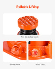 Load image into Gallery viewer, Hydraulic Bottle Jack 20/30/50 Ton Welded Bottle Jack with 3-Section Long Handle for Car Pickup Truck RV Auto Repair
