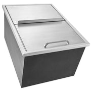 Load image into Gallery viewer, Amocart Drop in Ice Chest Stainless Steel Ice Cooler Commercial Ice Bin with Sliding Cover Outdoor Kitchen Ice Bar
