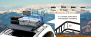 Load image into Gallery viewer, SucceBuy Roof Rack Cargo Basket 46"x36"x4.5" / 51"x36"x5" Rooftop Cargo Carrier Heavy-Duty 200LBS Capacity for SUV Truck Vehicle
