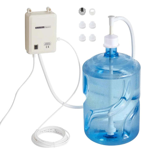 Amocart 5 Gallon Bottled Water Dispenser Pump System Automatic Electric Single Inlet Compatible Use w/ Tea Machine Refrigerator