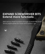 LETGOS Pocket Folding Knife, 22 in 1,Survival Gear EDC Rescue Tool with nylon sheath, Emergency, Camping, Hunting, Gift for dad