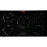 Load image into Gallery viewer, Amocart 5 Burners 30/36 Inch Electric Induction Cooktop Stove Hob Built-in Burner Cooker Sensor Touch Control Magnetic Cooker
