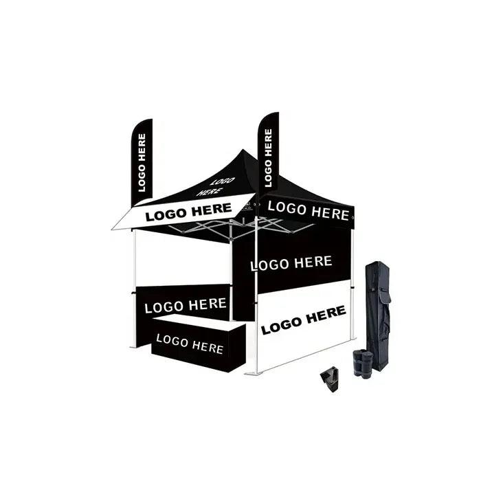 Customized Gazebo Canopy Pop Up Tent 3x6m Foldable Retractable Tent Custom Logo Printed Outdoor 3x3 3x4.5 10x10 Foldable Amocart