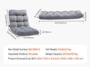 Load image into Gallery viewer, Amocart Floor Chair Recycled Foam Folding Sofa Chair Multifunctional Floor Chair with Back Support Ideal for Sleeping Reading
