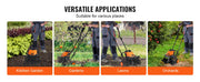 Load image into Gallery viewer, SucceBuy 12 Amp Electric Tiller 18" Tilling Width 3.94" Tilling Depth Corded Electric Tiller/Cultivator Steel Mn Tines Rototille
