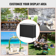 Load image into Gallery viewer, Amocart Folding Portable Bar Table Tradeshow Podium Table for Party Picnic Exhibition Include Carrying Case Storage Shelf Skirt

