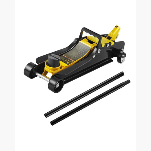 Amocart 2.5 Ton Floor Hydraulic Jack Pneumatic Low Profile Floor Jack Heavy-Duty Steel Floor Jacks with Single Piston Lift Pump