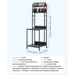 Amocart 4-Tier 3D Printer Filament Storage Rack with Wheels Printer Stand Spools Holder Cart for 3D Printing Station Office